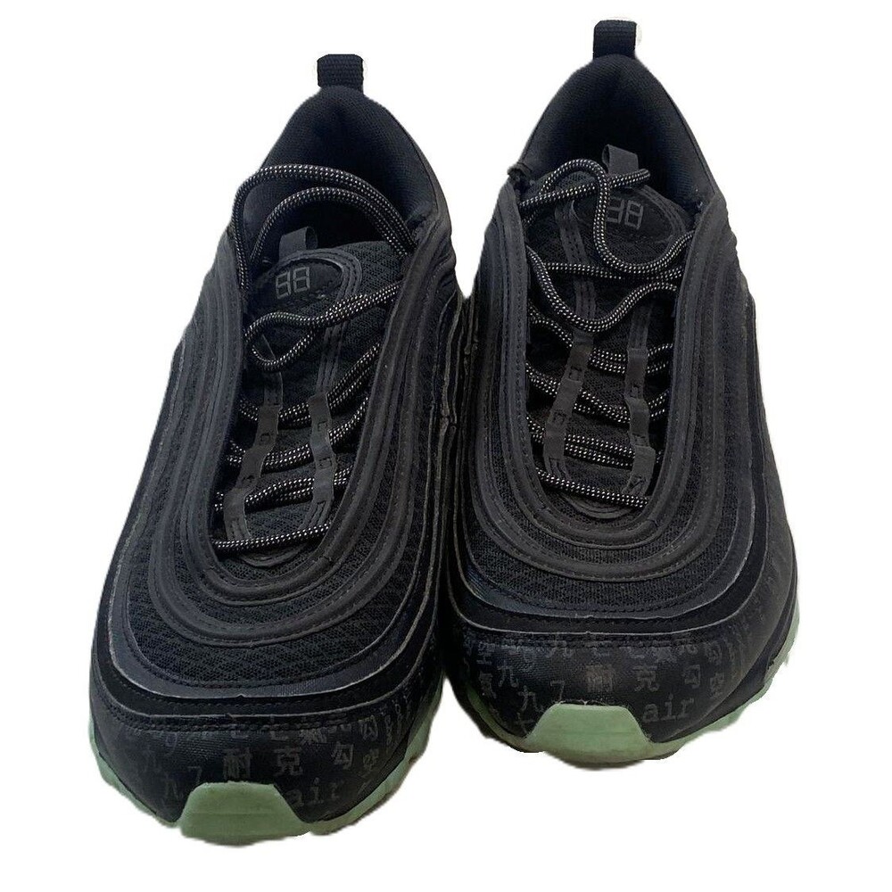 Nike Air Max 97 Matrix Green Glow Black Mens Size 10.5 921826-017